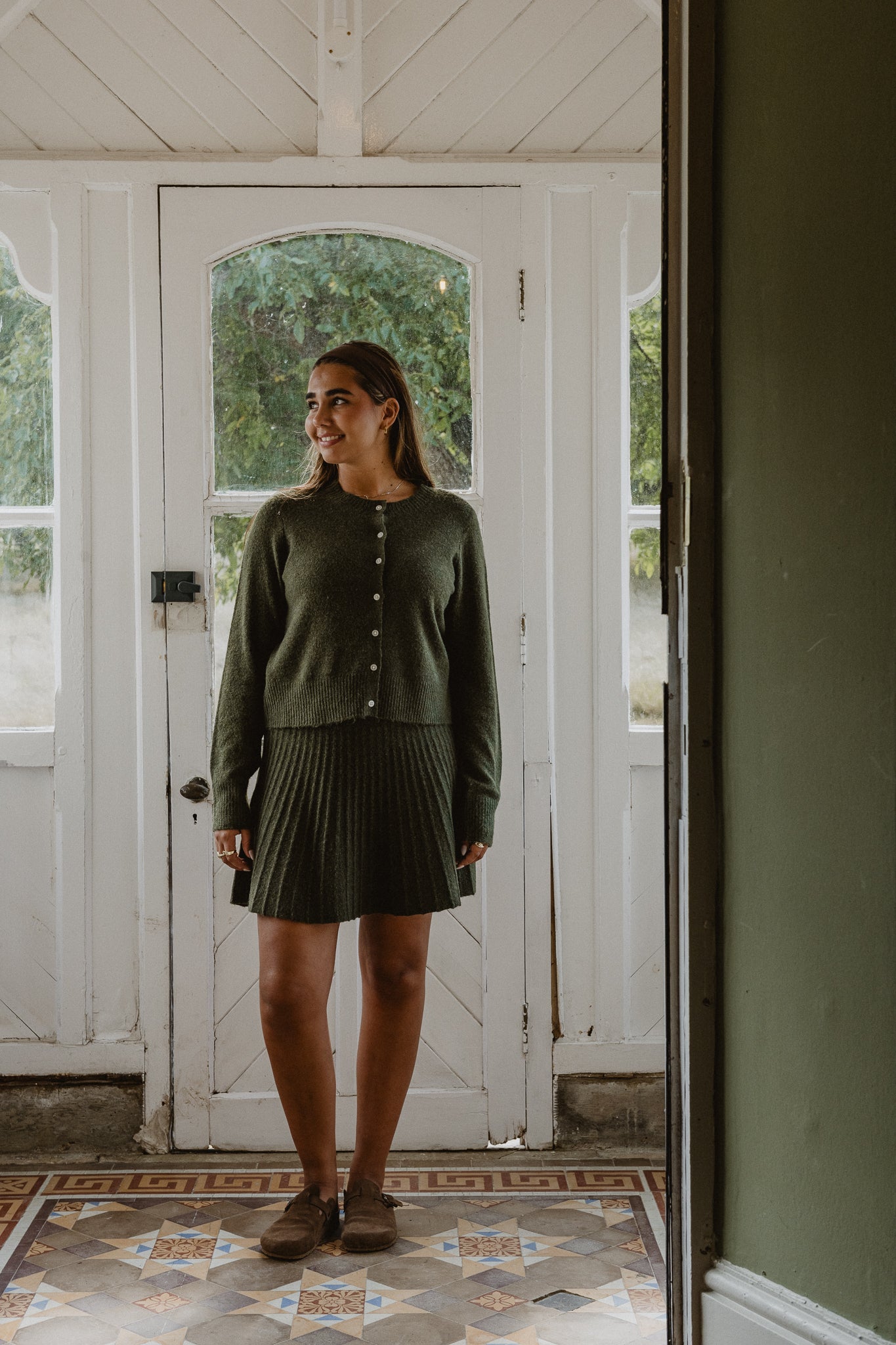 VMMACY Short Skirt - Grape Leaf